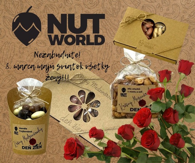 Nutworld MDŽ tipy na darčeky